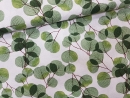 Canvas- grüne Blätter auf weiss